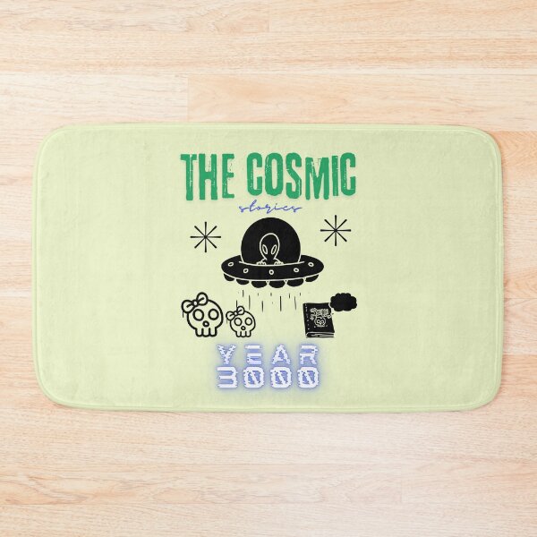 Item preview, The Cosmic Year 3000 Alien UFO Sci-Fi Graphic designed and sold by mintmono-studio.