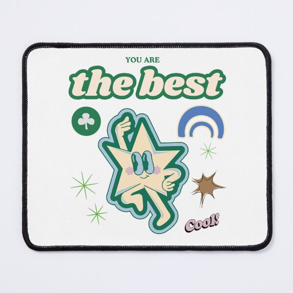 Item preview, You Are The Best – Retro Star Character Design designed and sold by mintmono-studio.