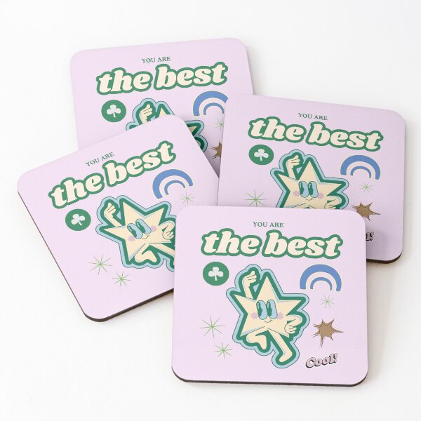 Item preview, You Are The Best – Retro Star Character Design designed and sold by mintmono-studio.