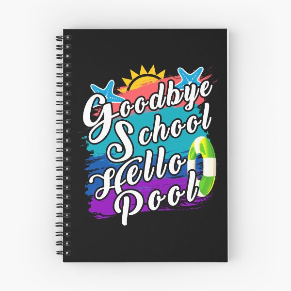 Item preview, Goodbye School Hello Pool Funny Summer Beach Design designed and sold by Dmetalx Art Apparel.