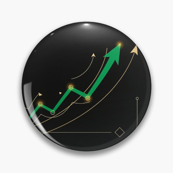 Item preview, Rising Arrows – Minimalist Trading Chart Illustration	 designed and sold by VariedViews.