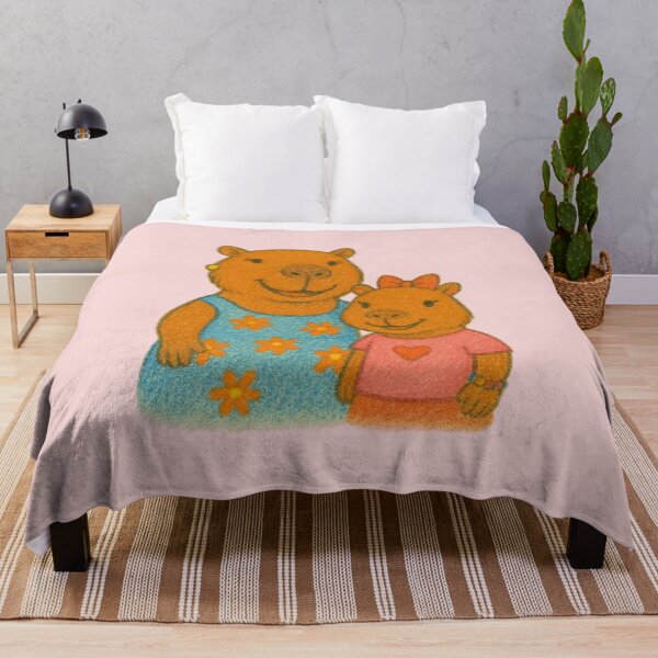 Item preview, Capybara mom and daughter designed and sold by Capybarastore_77.