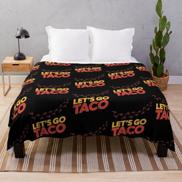 Item preview, Let's Go TACO Chicken Footprints designed and sold by KateLeap.