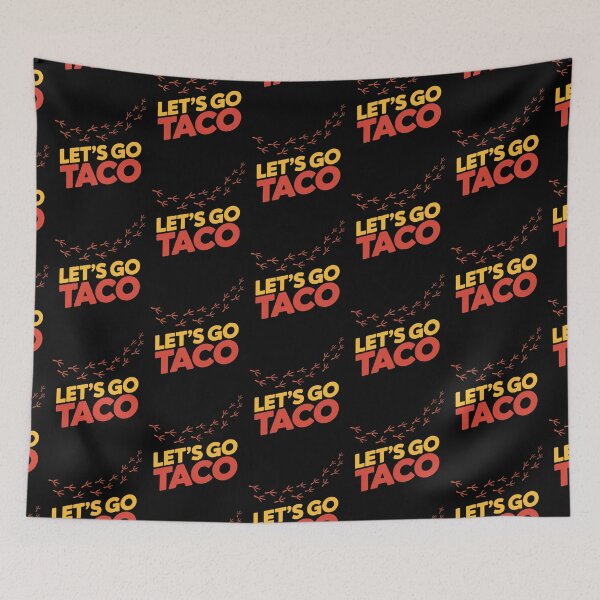 Item preview, Let's Go TACO Chicken Footprints designed and sold by KateLeap.