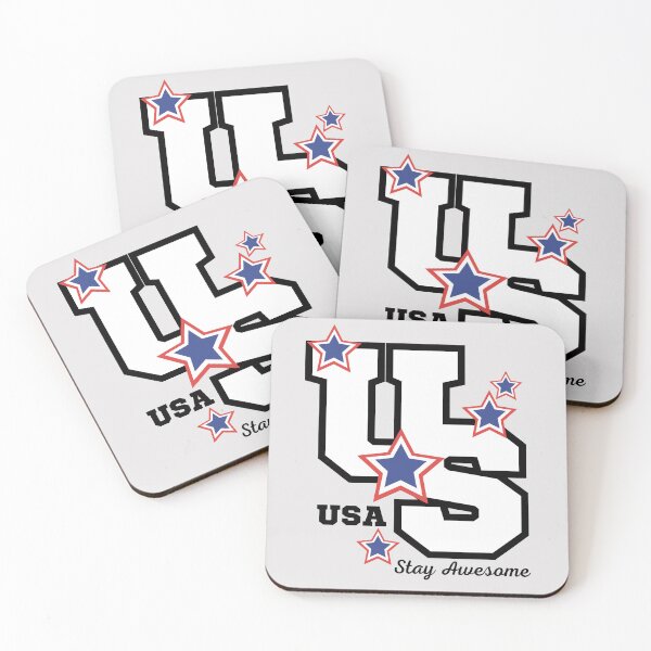 Item preview, US - United States Of America - Stay Awesome Typography Design designed and sold by The magic  Yellow bus.