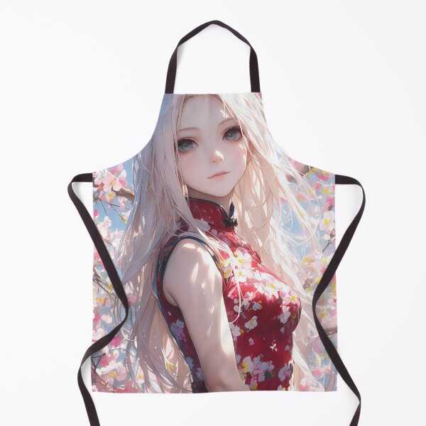 Item preview, Meiko Honma Anohana Anime Girl Cherry Blossom White Hair Peaceful Spring designed and sold by mildaclairmo.
