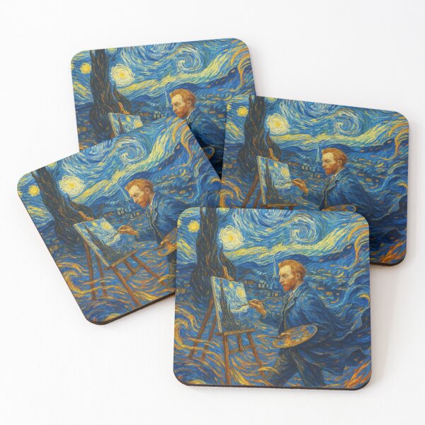 Item preview, Van Gogh in a Swirling Starry Dream designed and sold by lapart.