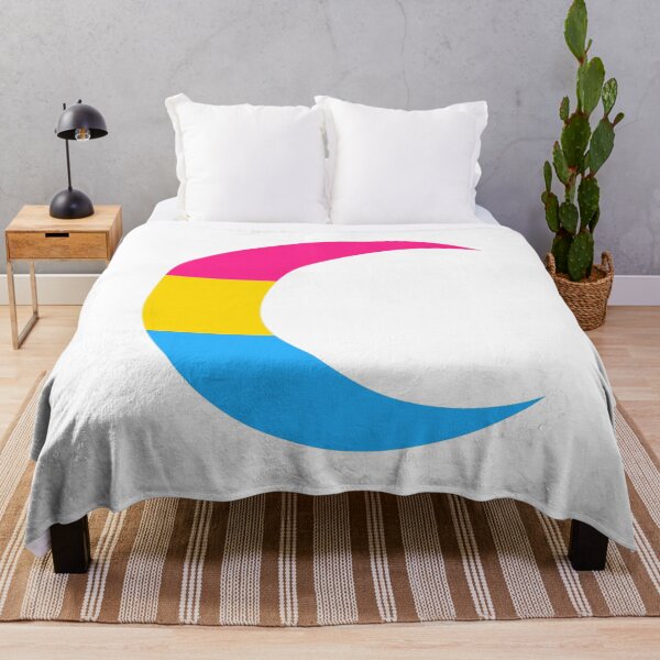 Item preview, Pansexual Crescent Moon Pride Flag Design designed and sold by dickensign.