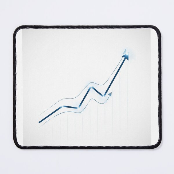 Item preview, Rising Arrows – Minimalist Trading Chart Illustration	 designed and sold by VariedViews.