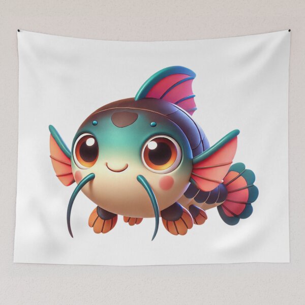 Item preview, Adorable Armored Catfish designed and sold by Sillytoe.