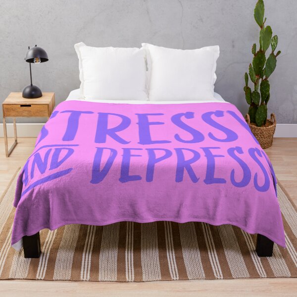 Item preview, Stressy and Depressy - Periwinkle designed and sold by sillyjess.
