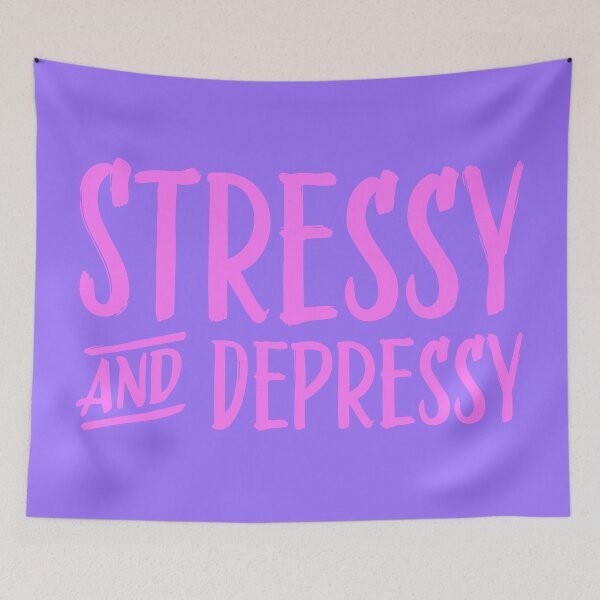 Item preview, Stressy and Depressy - Bubblegum designed and sold by sillyjess.