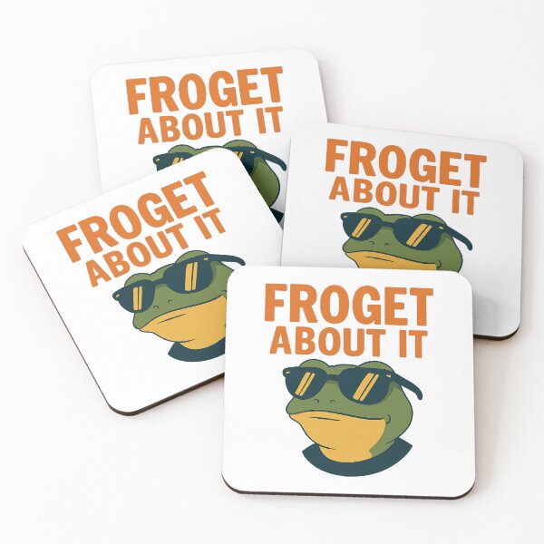 Item preview, Froget About It – Cool Frog Pun  designed and sold by The Junto Shop.