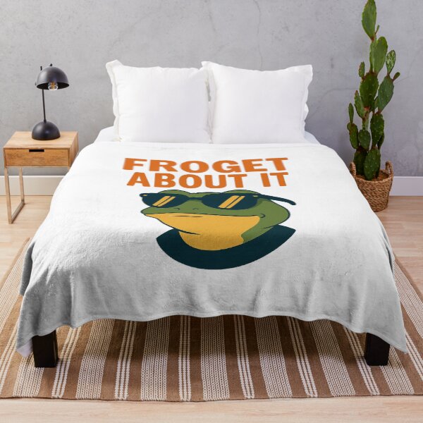 Item preview, Froget About It – Cool Frog Pun  designed and sold by The Junto Shop.