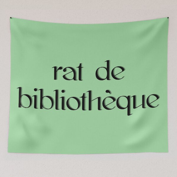 Item preview, rat de bibliothèque designed and sold by PastelMushroom.