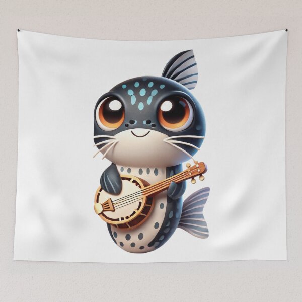 Item preview, Adorable Banjo Catfish designed and sold by Sillytoe.