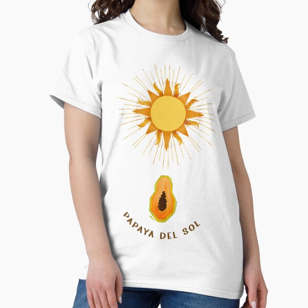 Vista previa del artículo con la obra «Papaya del Sol», diseñado y vendido por AurasArtWorks.