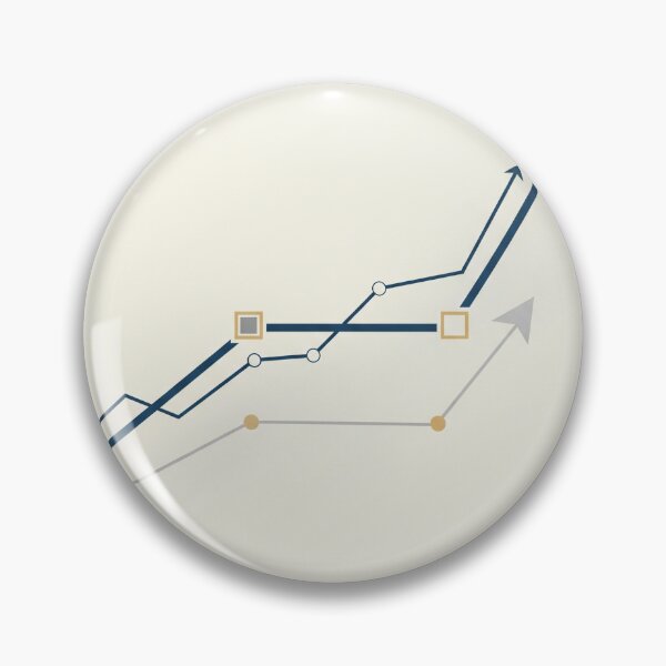 Item preview, Rising Arrows – Minimalist Trading Chart Illustration	 designed and sold by VariedViews.