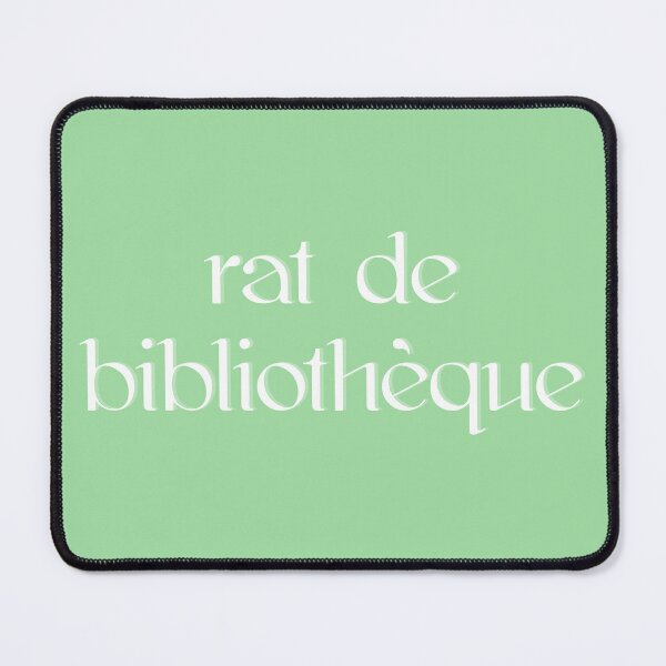 Item preview, rat de bibliothèque (white) designed and sold by PastelMushroom.
