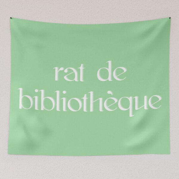 Item preview, rat de bibliothèque (white) designed and sold by PastelMushroom.