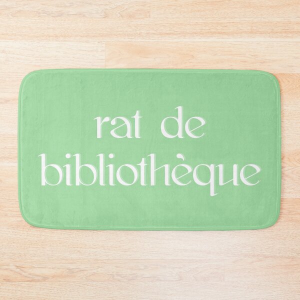 Item preview, rat de bibliothèque (white) designed and sold by PastelMushroom.