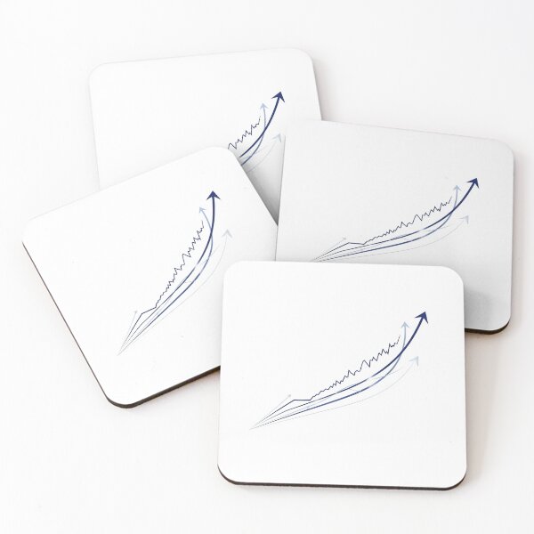 Item preview, Rising Arrows – Minimalist Trading Chart Illustration	 designed and sold by VariedViews.