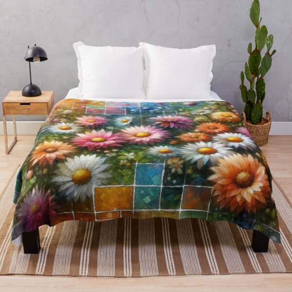 Item preview, Daisy Delight Mosaic Collage designed and sold by purplesensation.
