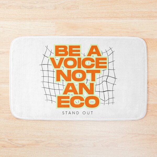 Item preview, Be A Voice Not An Echo - Empowering Grid Text Design designed and sold by mintmono-studio.