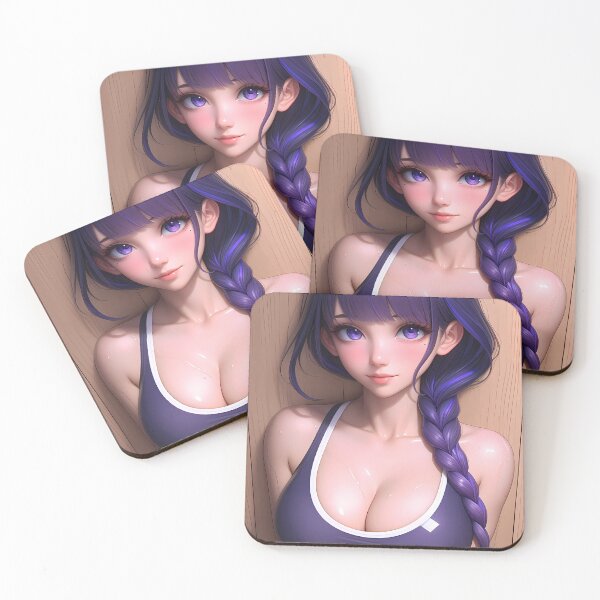 Item preview, Raiden Shogun Genshin Impact Alluring Purple Look Stylish Anime Girl Waifu Game designed and sold by mildaclairmo.