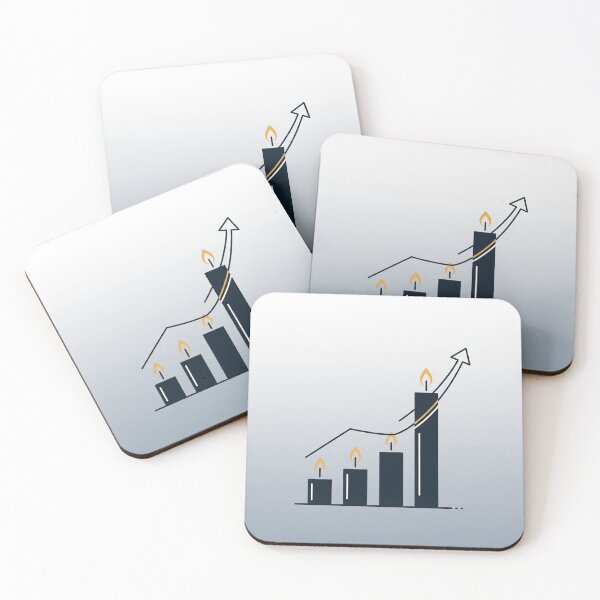 Item preview, Rising Arrows – Minimalist Trading Chart Illustration	 designed and sold by VariedViews.