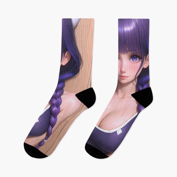 Item preview, Raiden Shogun Genshin Impact Alluring Purple Look Stylish Anime Girl Waifu Game designed and sold by mildaclairmo.