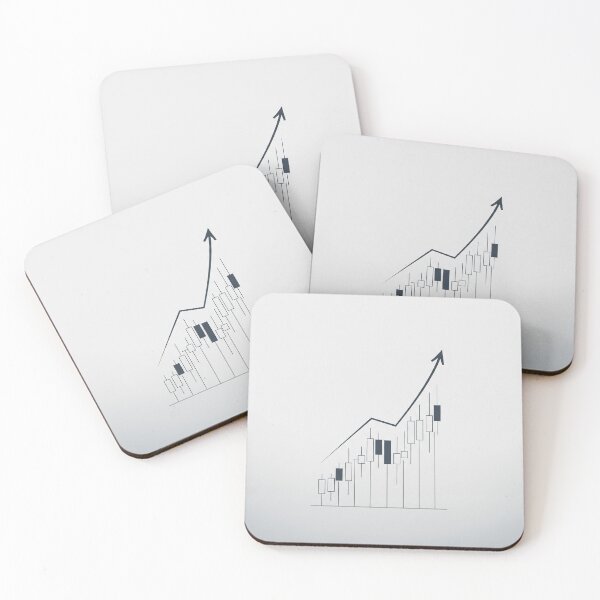 Item preview, Rising Arrows – Minimalist Trading Chart Illustration	 designed and sold by VariedViews.