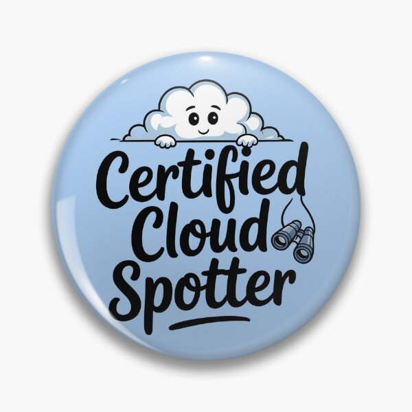 Item preview, Weather Watcher Cloud Spotter Graphic designed and sold by Bliss Find And Design.