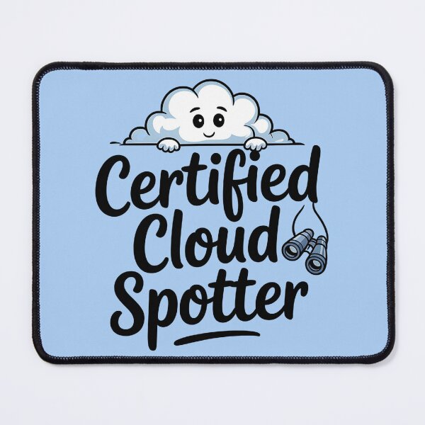 Item preview, Weather Watcher Cloud Spotter Graphic designed and sold by Bliss Find And Design.