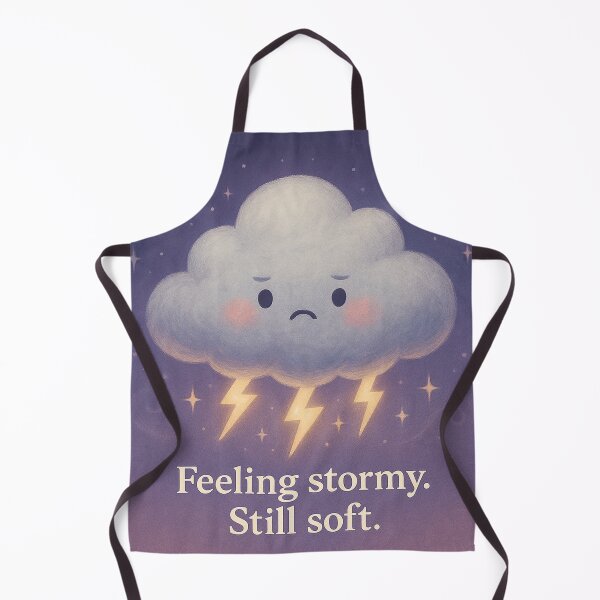 Item preview, Feeling Stormy. Still Soft. – Emotional Cloud Character designed and sold by Neovibe Print.