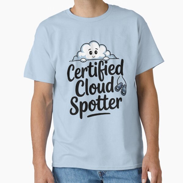 Item preview, Weather Watcher Cloud Spotter Graphic designed and sold by Bliss Find And Design.