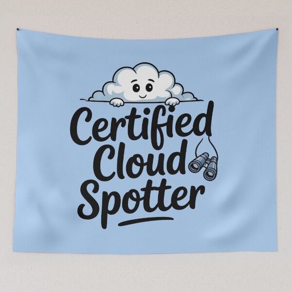 Item preview, Weather Watcher Cloud Spotter Graphic designed and sold by Bliss Find And Design.