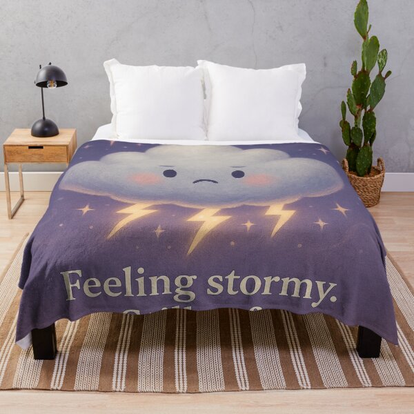 Item preview, Feeling Stormy. Still Soft. – Emotional Cloud Character designed and sold by Neovibe Print.