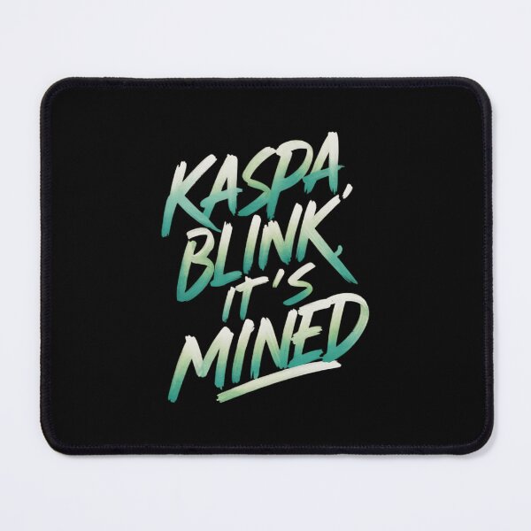 Item preview, Kaspa Doesn't Sleep. Blocks Don’t Wait. designed and sold by RadDeck.