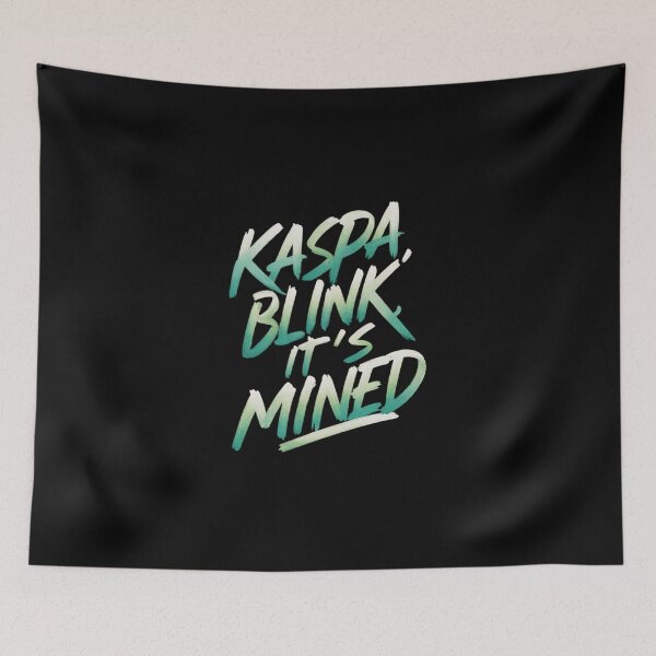 Item preview, Kaspa Doesn't Sleep. Blocks Don’t Wait. designed and sold by RadDeck.