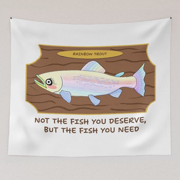 Item preview, Rainbow Trout - Happy Pride designed and sold by DumpsterCreatif.