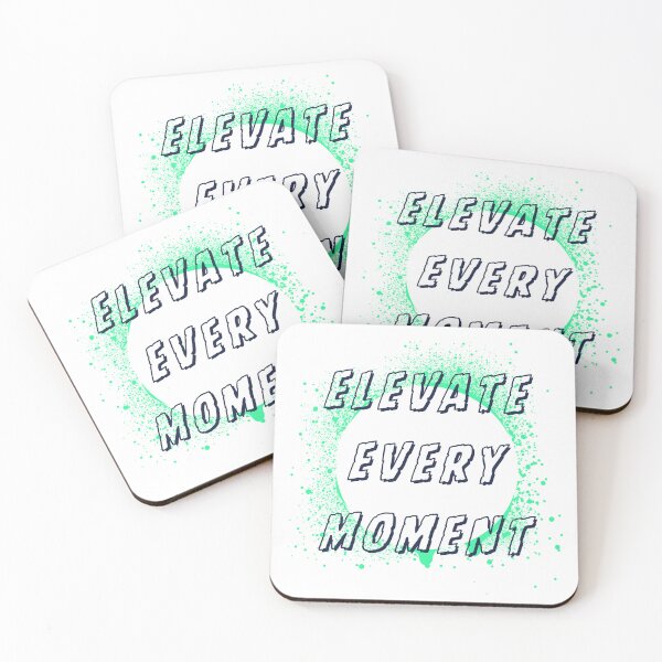 Item preview, Elevate Every Moment - Uplifting Splatter Art Design designed and sold by mintmono-studio.