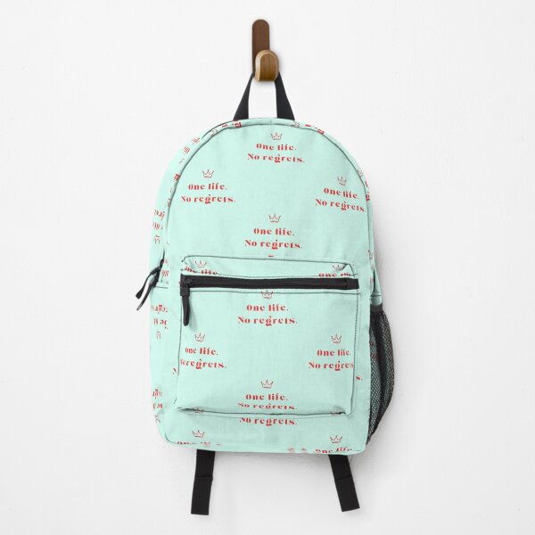 Item preview, One Life No Regrets - Bold Minimal Red Typography designed and sold by mintmono-studio.