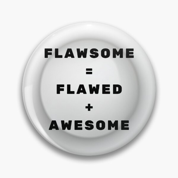 Item preview, Flawsome Motivational Quote Minimal Design designed and sold by mintmono-studio.