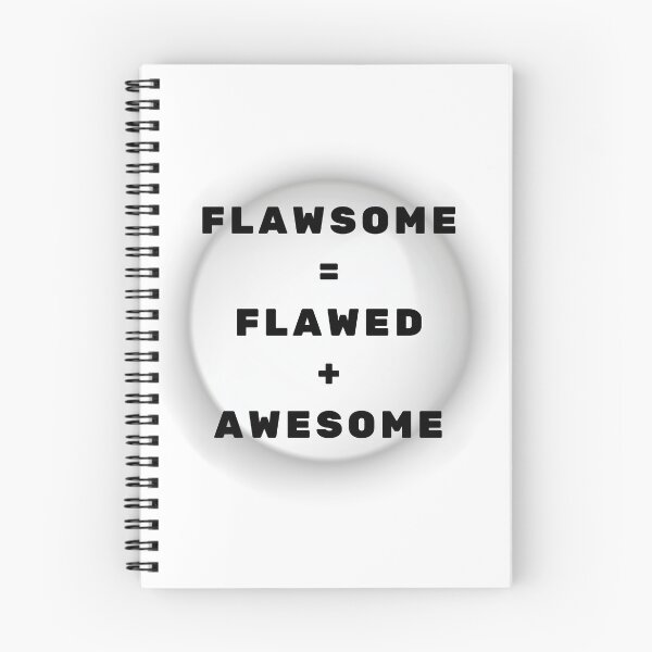 Item preview, Flawsome Motivational Quote Minimal Design designed and sold by mintmono-studio.