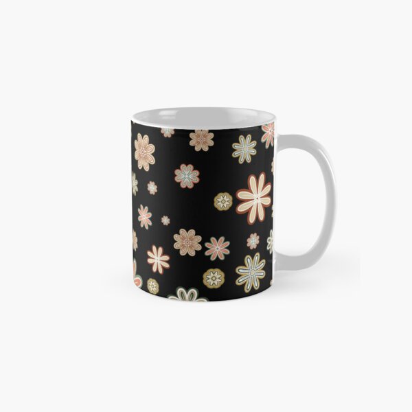 Item preview, Peachy Black Flowers designed and sold by knajalice designs.