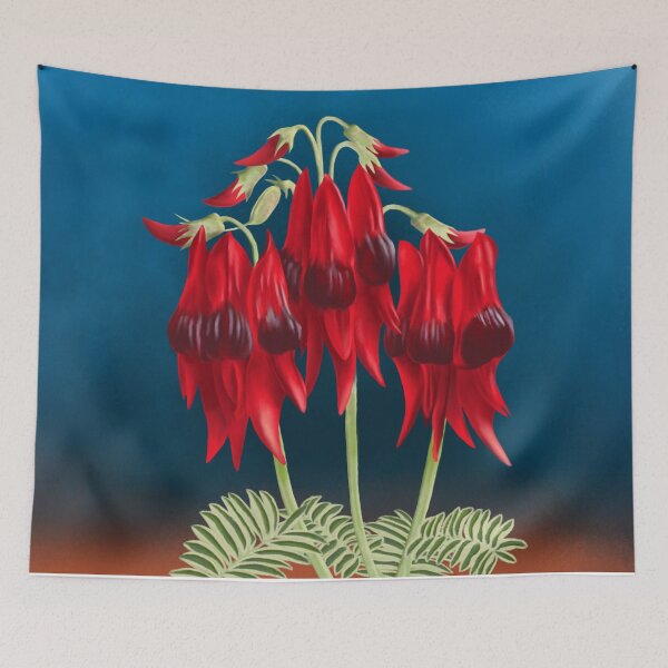 Item preview, Australian Sturt desert pea flower designed and sold by Tanya Crowley.