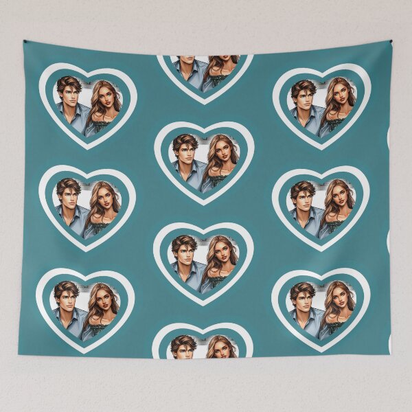 Item preview, Millie and Julian - Couple Art - Character Inspired designed and sold by AmberRoseWrites.