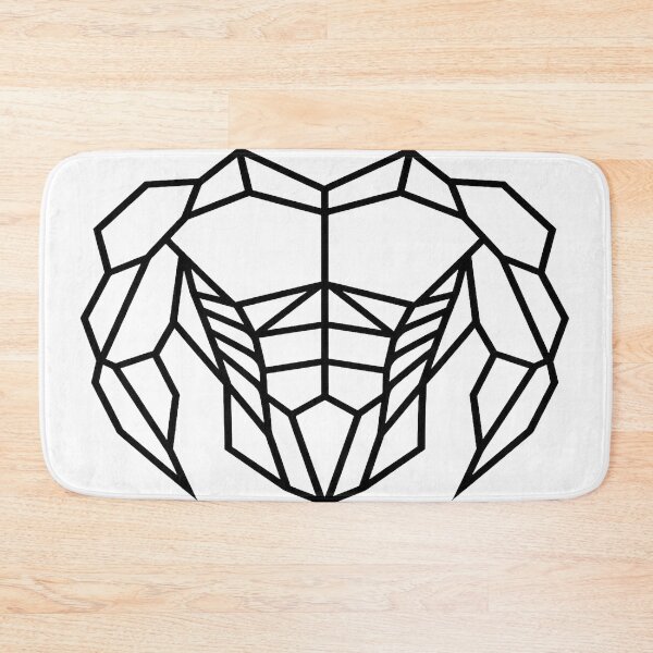 Item preview, Geometric Strength – Bold Muscle Linework Art designed and sold by KindVibeStudio.