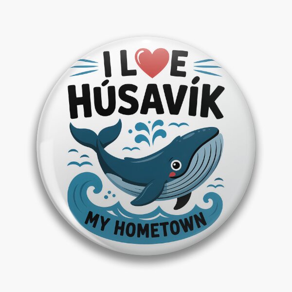 Item preview, I Love Húsavík - My Hometown designed and sold by 2357 Designs.